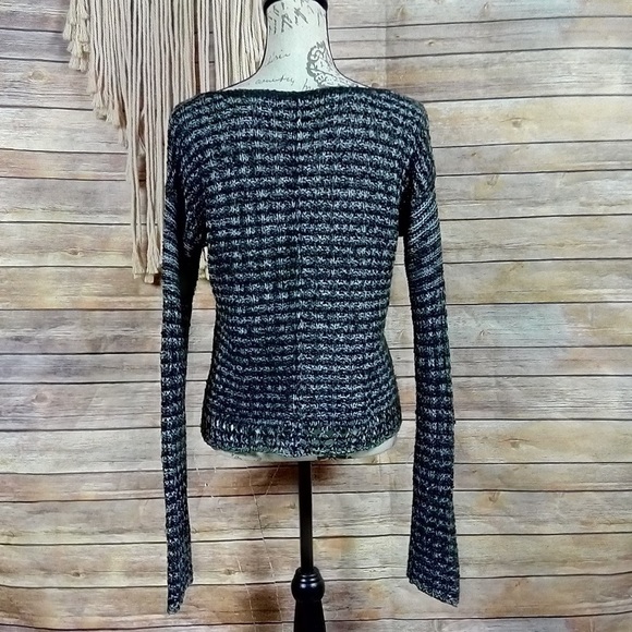 Free People | ‘Natal Melange’ Grey Knit Sweater - Picture 5 of 8